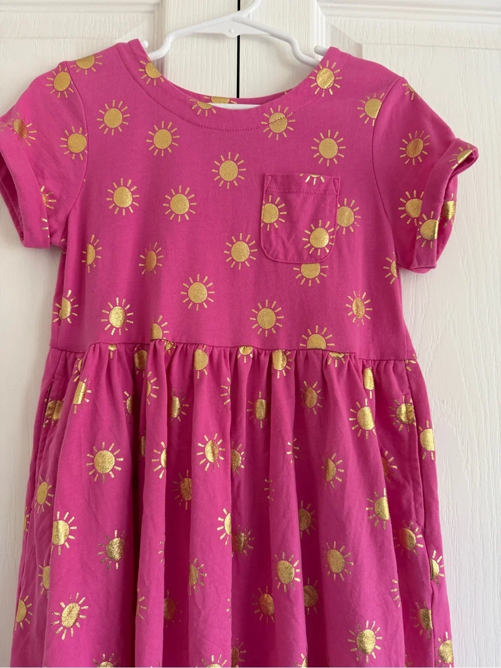 Mini Boden Short Sleeve Jersey Dress 7-8y